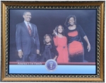 Barack Obama Portrait - Obama Family Inauguration Picture