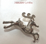 Holiday Lane Reindeer Brooch - Reindeer Pin