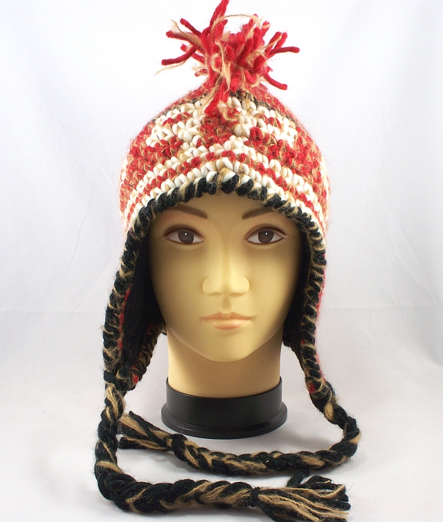 Heirloom Stitches - Farg
o Earflap Hat Knitting Pattern